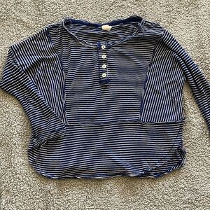 🔥5 for $10 We The Free Striped Shirt